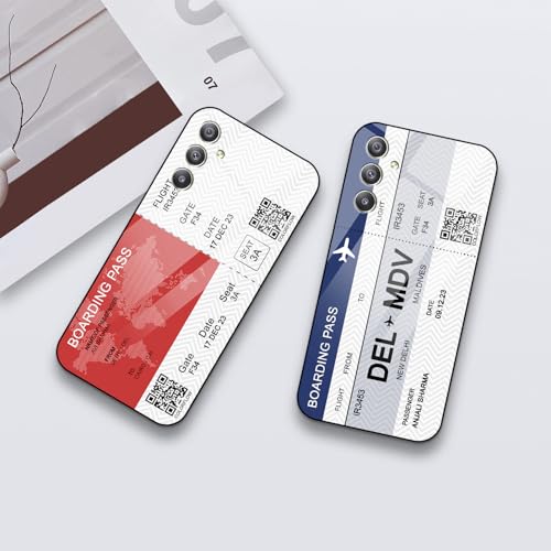 Image of COLORflow Back Cover Compatible with Samsung Galaxy A34 5G | Boarding Pass Colors Customized | Shockproof TPU Bumper with Camera Protection Back Cover Compatible with Samsung Galaxy A34 5G, Multi