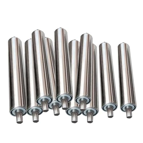 Rouleau de convoyeur robuste en acier galvanisé de 38mm pour guidage de charges et menuiserie - 2