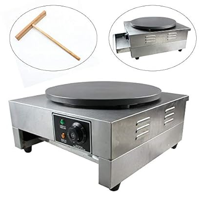 HarBin-Star Crêpes-Maker, Crepes-Eisen für Süße oder Herzhafte Crepes mit 40 cm Ø 3000 W Crepesmaker Antihaftbeschichtung Crêpe-Maker – Bild 5