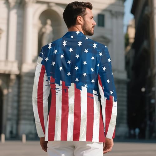 Men's Blazers Slim Fit Business Casual Sport Coat One Button Travel Blazer Lightweight Suit Jacket S-5XL 5