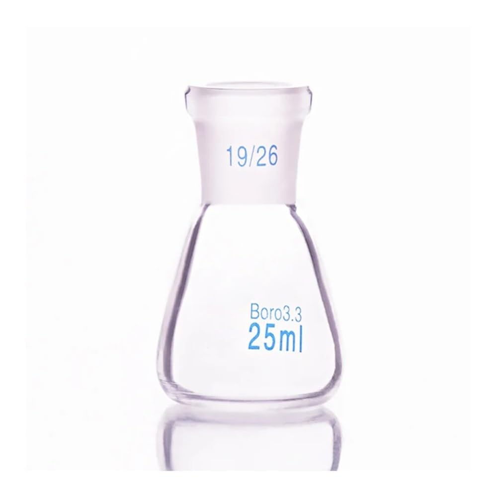 Beuta conica con bocca standard smerigliata capacità 25 ml attacco 19/26 Attrezzature da laboratorio