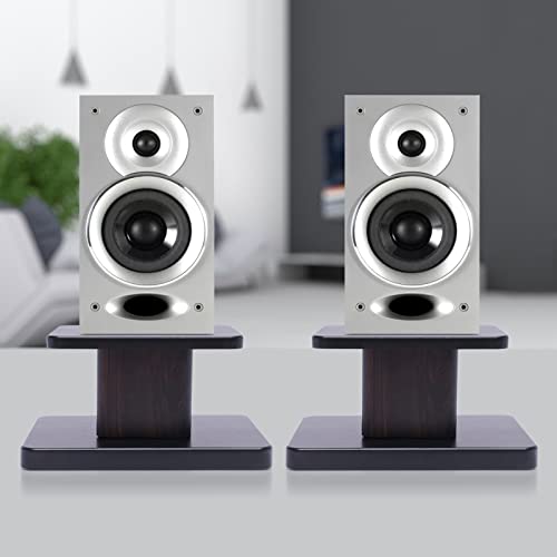 Drewniane stojaki na głośniki, uniwersalny mały stojak na głośniki, podłogowy stojak na głośniki do kina domowego, dźwięk HiFi, ulepszone wrażenia słuchowe