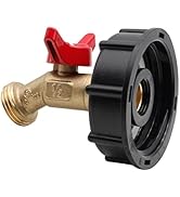 Adattatore IBC 3/4'' Per Serbatoio 275/330 Galloni – Raccordo Per Tubo Da Giardino, Uso Alimentare, PP - 2