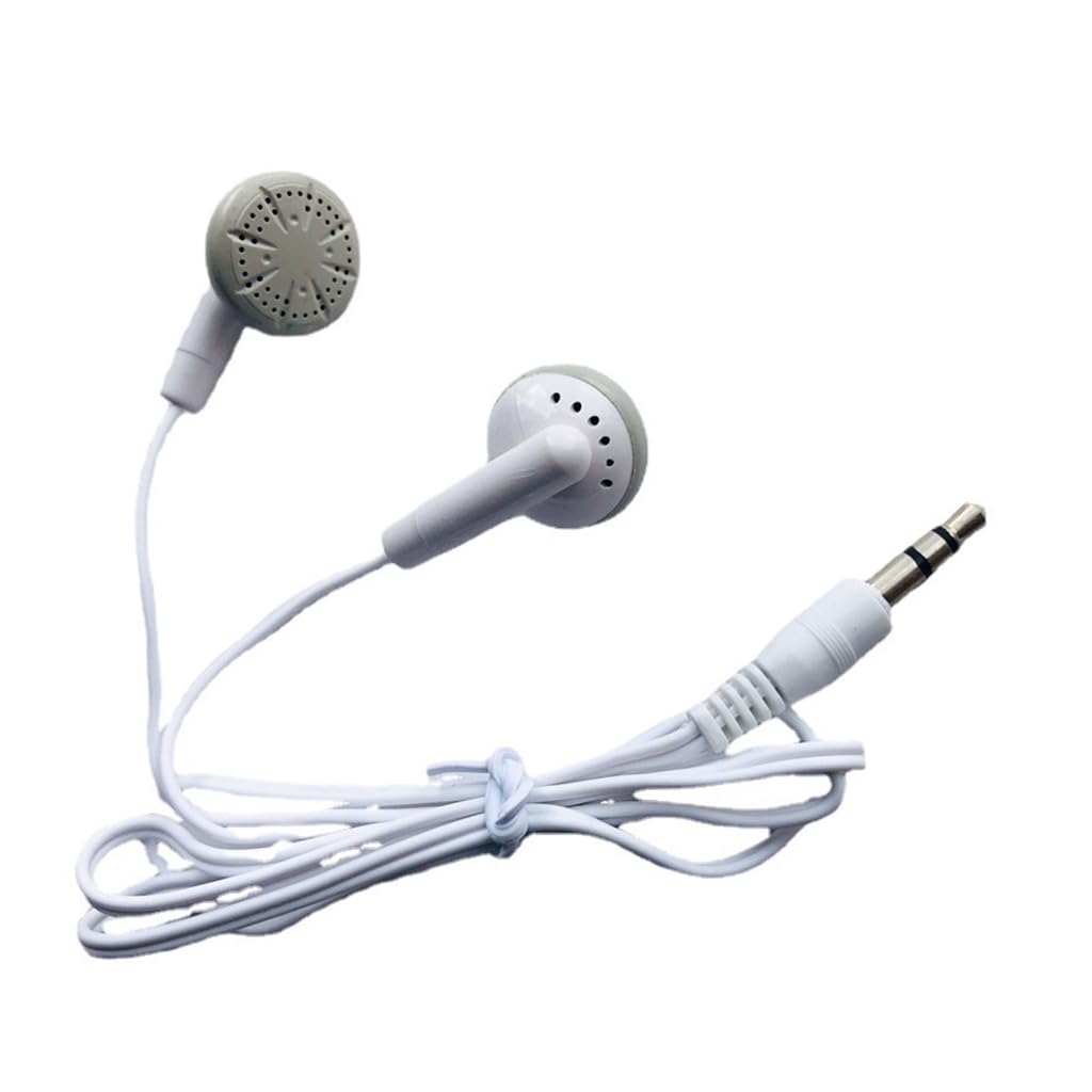 Elnwnnkc Universally 3.5mm Corded Earbud for Smartphones Tablets Laptops Tangles Resistant Design for Various Mobile