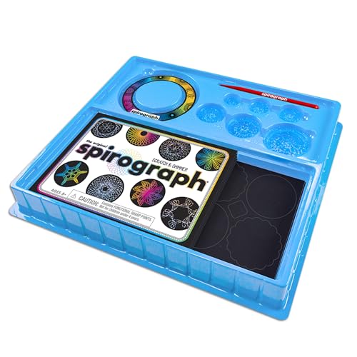 Spirograph Scratch & Shimmer coffret de dessin créatif idée cadeau anniversaire - 7