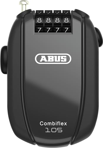 ABUS Combiflex Fahrradschloss, Schwarz, 105 cm