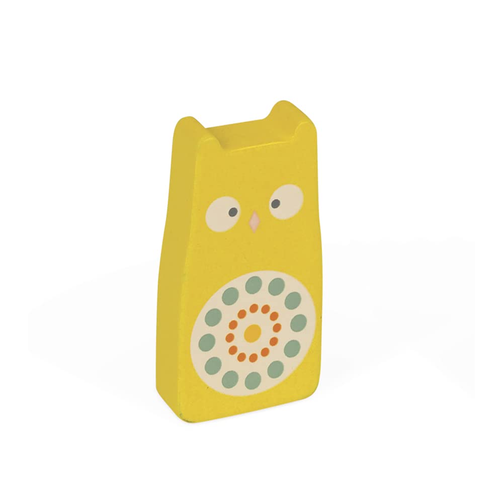 Janod - Domino in Legno Sweet Cocoon - Giocattolo Didattico e Prima Infanzia Dipinto Ad Acqua - Gioco di Abilità - Motricità Fine e Concentrazione - A Partire da 3 Anni, J04404