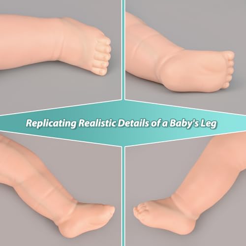 Image of Pediatric IV and Phlebotomy Practice Leg Kit for Practice Heel Stick, Baby IV Practice Kit