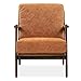 POLY & BARK Verity Lounge Chair, Cognac Tan