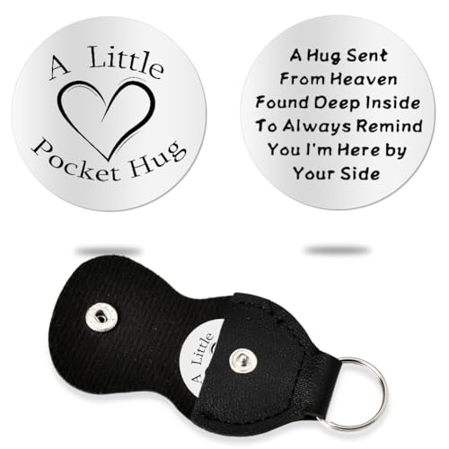 Memorial Pocket Hug Token Gifts for Women Men Sympathy Gifts for Loss of Dad Mom Bereavement Gift...