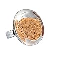  Señalización, anillo de cristal Cachou Medium bolas doradas