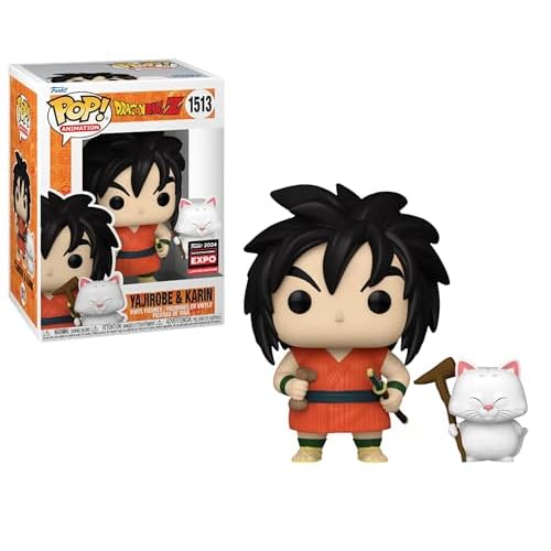 Funko Pop Animation: Dragon Ball Z Yajirobe con Karin Figura de Vinilo Coleccionable