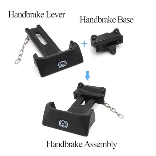 Compatible with Benz for S Class W126 1979-1991 Car Parking Handbrake Hand Brake Handle Release Lever Inner Replacement 1264201285 1264200177 Car Handbrake Switch(W126 Assembly)(W126 Lever)