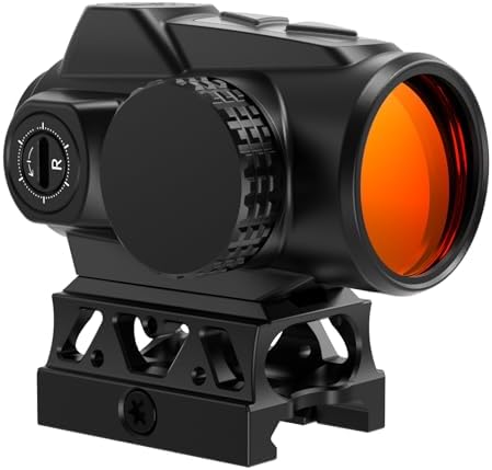 Feyachi V90 2 MOA Red Dot Sight Shake Awake Red Dot Scope Waterproof Rifle Scope 1 x 25mm .75” Rser Mount