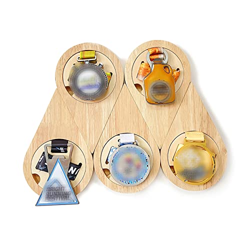 JYMEI Exhibición de medallas,Marco para exhibir medallas en Forma de Gota,Caja exhibición medallas Corredores,maratón,Ganador de RECE,fútbol,Gimnasia y Todos los Deportes Cover