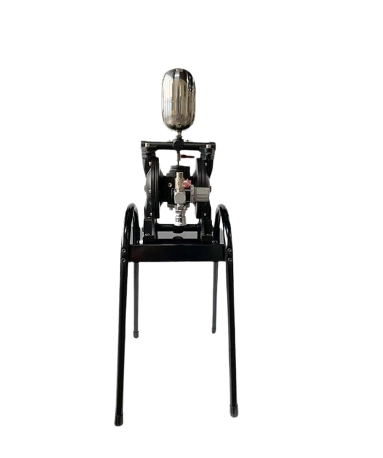 Diaphragm Pump, Pneumatic Diaphragm Pump Latex Paint Spray Automatic Gun High Flow Double Aluminum Alloy(A-10)
