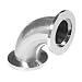 LAB OUTLET KF25 (NW25) 90 Degree Elbow Corner, Stainless Steel Adapter Vacuum Oven Fitting