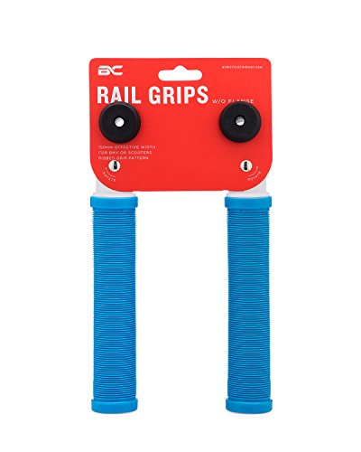 25Nine Ronin Grip Without Flange - Flangeless Bmx Bike And Scooter Handlebar Grips With End Plugs - Blue #TOP4