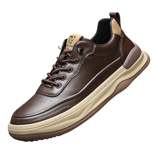 Men's Casual Lace Up Running Shoes Non Slip Rubber Sole Athletic Sneakers for Jogging Walking Everyday Comfortable Wear