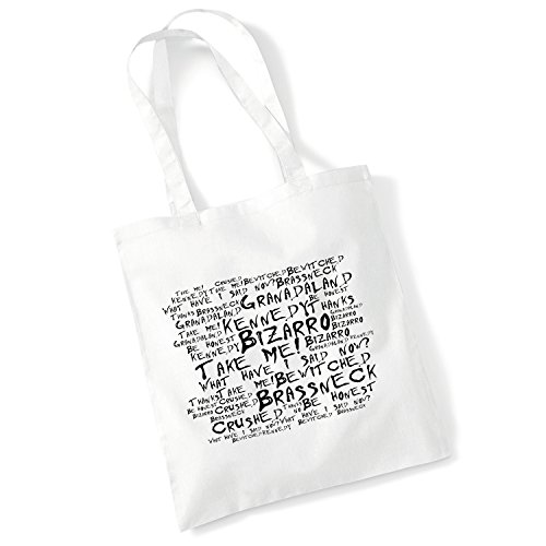 Preisvergleich Produktbild LISSOME Art Studio Tote Bag - The Wedding Present - Bizarro