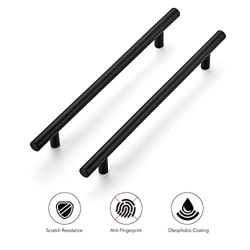 Ravinte 4 Pack 7-1/2 Inch Cabinet Handles Matte Black Stainless Steel Kitchen Cupboard Pulls 10" Length,7-1/2" Hole Center by Ravinte - Image 9