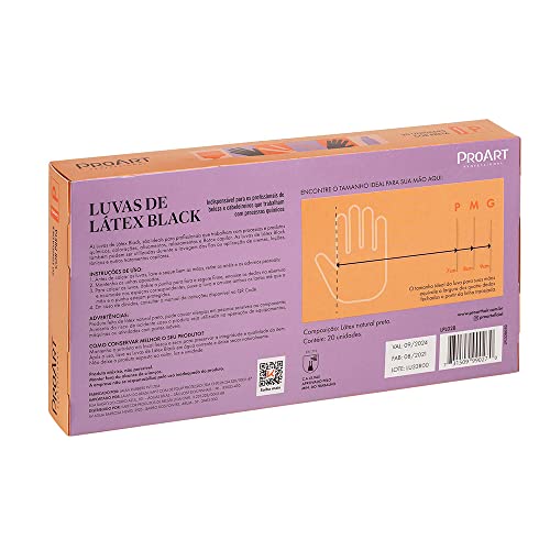 Luva de Látex Pequena com 20 unidades - ProArt