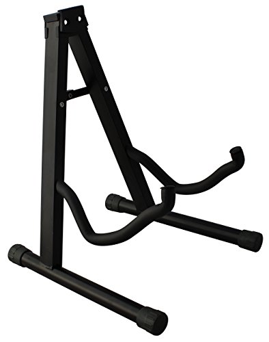 YmcYMC Universal Folding Guitar Stand with Secure Lock - for Acoustic and Electric