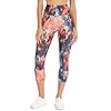 Jessica-Simpson-Sportswear-Womens-Tummy-Control-Pocket-Capri-Legging Jessica Simpson Sportswear Women's Tummy Control Pocket Capri Legging, Fiesta Ink Wash, X-Large