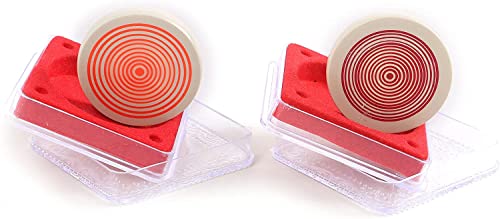Image of KD Willmax Board Striker Indoor Game Striker Accessories Set of 2 Used in National & International Carrom Tournament (Genius)