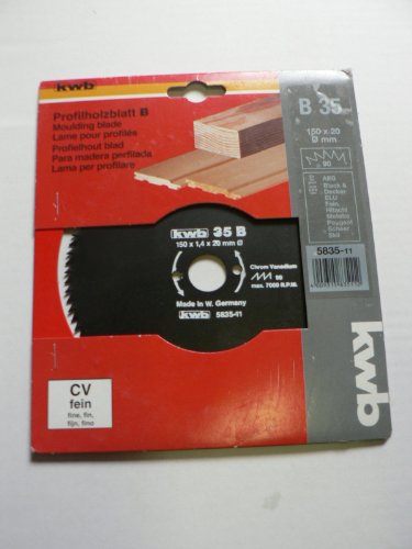 Preisvergleich Produktbild KWB 5835-11 Handkreissägeblatt, CV
