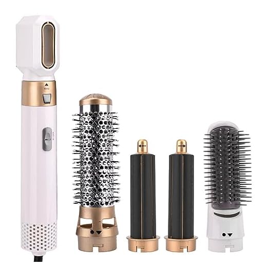 CIADAZ 5-em-1 pente de ar quente secador de cabelo alisamento escova modelador de cabelo multifuncional ferramenta de estilo de cabelo para estilo de cabelo fácil e rápido