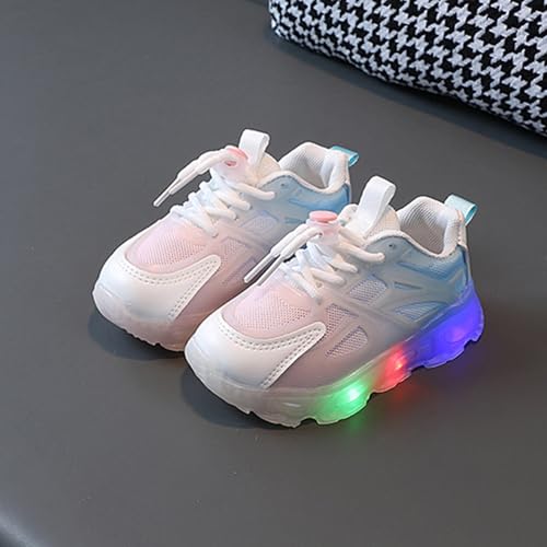 Little Boys Girls Light Up Shoes Breathable Lightweight Comfy Soft Running Tennis Sneakers for High Shoes for Boys4
