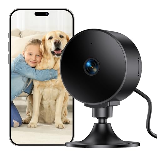 EIGHTREE Pet Camera 2K 3MP, Indoor Camera for Home/Pet/baby, Security Camera with Motion & Sound Detection, Two-Way Audio, 25ft Night Vision, 256G SD&Cloud, Works with Alexa & Google Assistant, 2.4GHz