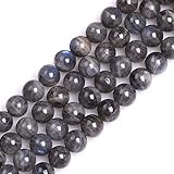GEM-Inside Natural 10mm AA Grade Blue Rainbow Labradorite Gemstone Loose Beads Round Crystal Energy