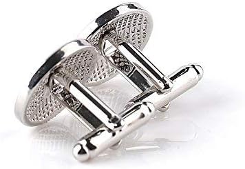 Aport Presents Cufflinks Simple Cufflinks for Unisex Jewelry Round Shirt Cufflinks Incolor and Its Size 1.8 * 1.8Cm and Its Weight 10G #Aport-446