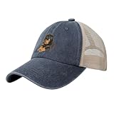 kwqdozf bellissimo berretto da baseball in maglia rottweiler, cappello da cowboy vintage in cotone unisex