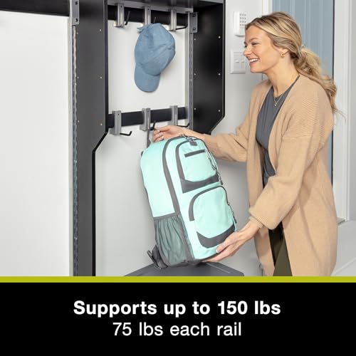 Image of Rubbermaid FastTrack 24 Inch Rail 2-Pack Set, Garage Organization