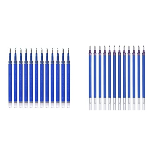 Image of uni-Ball NBGK - 07 Refill & Uni-Ball UMR-7 Refill (0.7mm, Blue Ink), Pack of 12, Usable for UM-100