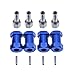 4pcs 12mm Wheel Hex Hub 20mm Extension Adapter Longer Combiner Coupler for 1/10 RC Crawler Scx10 D90 CC01
