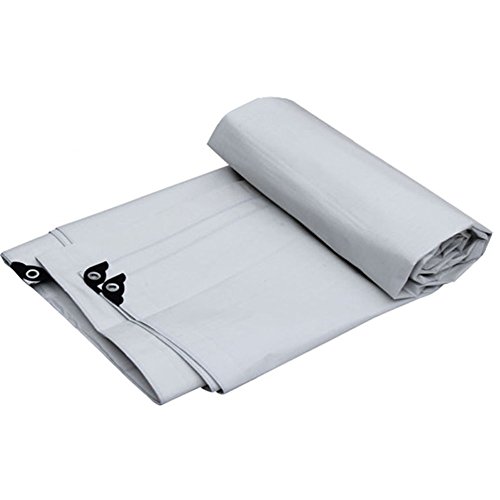 Preisvergleich Produktbild KKCF Plane Gewebeplane Regenfest Sonnencreme Antialterung Verschleißfest Antiseptikum LKW Draussen Polyethylen, Dicke 0,3 mm, 160 / M2, 17 Größen (Farbe : Weiß, größe : 3.8x3. 9m)