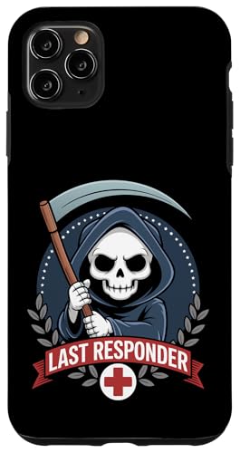 Grim Reaper Last Responder Dark EMT �~�}�����f�U�C�� �X�}�z�P�[�X iPhone 11 Pro Max �p