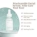 Niacinamide 10% + Zinc 1% Serum for Face, 30ML/1 Fl Oz Anti-aging Niacinamide Zinc Serum for Women, Facial Serum For Acne, Pores, Fine Lines.