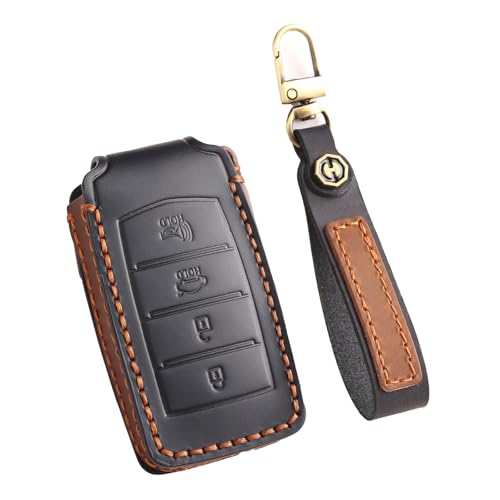 Coque clé Genesis G70 G80 G90 protection intégrale à 4 boutons