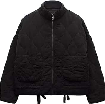 Amazon.com: Women's Y2K Vintage Puffer Quilted Cotton Padded