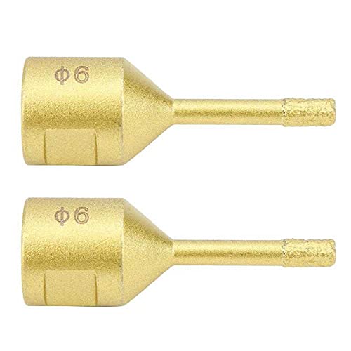 Broca Diamante Para Mármol y Concreto 6mm M14 2 Piezas miniatura 2