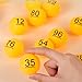 Digital Table Tennis Lottery Balls with Number Game Color Professional for Event School and Company Parties