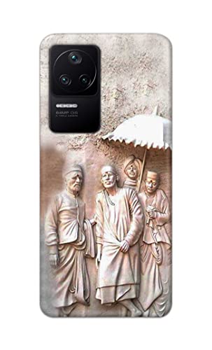 Image of Printed Hard Back Cover Case for Mi Poco F4 5G Back Cover (Sai Baba) -1803