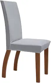 Capas Para Cadeira Elásticas Malha Gel para Mesa de 6 Lugares Para Cozinha Sala de Jantar (Cinza)