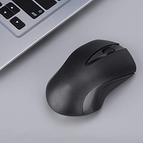 Bewinner Souris sans Fil, Souris Optique Intelligente USB à économie D'énergie Intelligente pour Windows2000/XP 64/Vista/Windows7/Windows10, Souris Mobile pour Ordinateur Portable