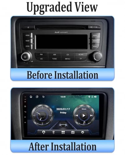 Navegación GPS para Audi A3 con Mirror Link y manos libres Bluetooth 2